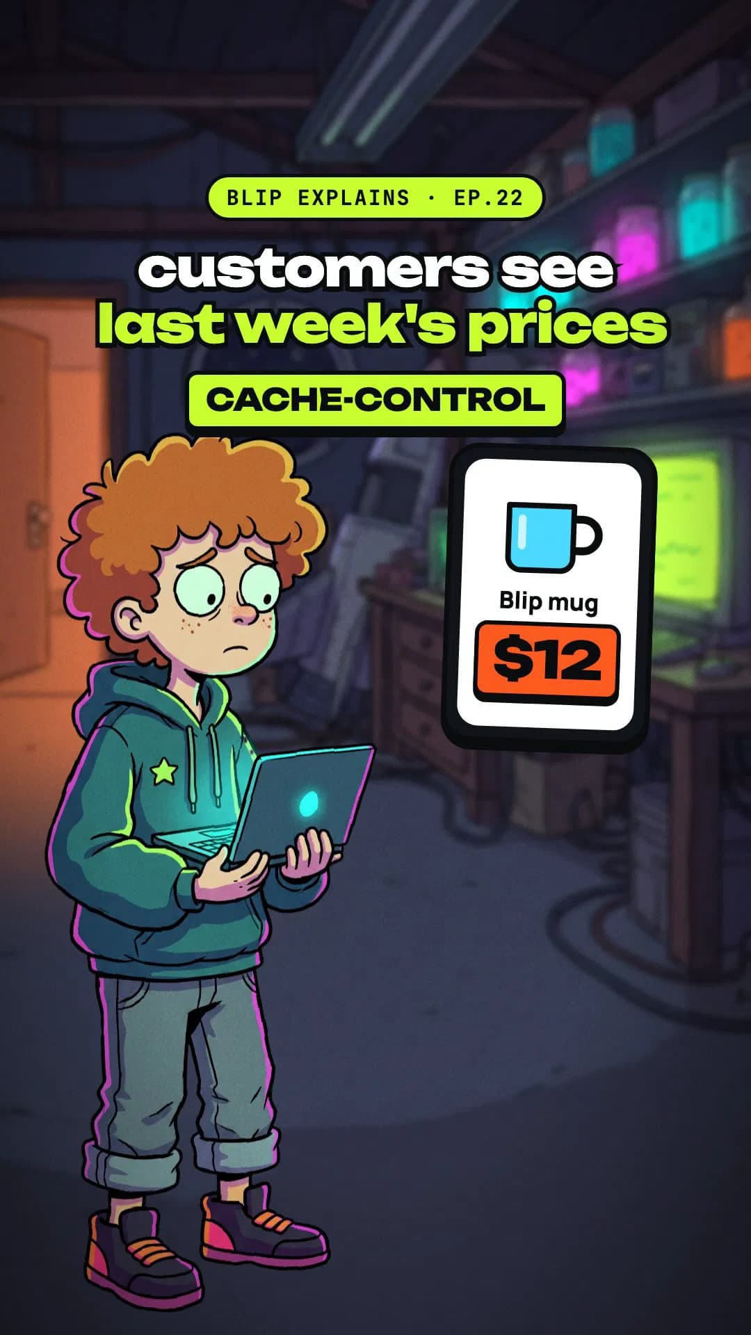cache-control and http caching, explained with one stale price

a one-week max-age on your prices is fine. lighthouse ga